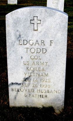 Edgar F Todd 