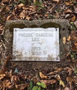 Pheobe Ellender <I>Sanders</I> Lee 