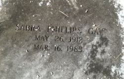 Sabra <I>Phillips</I> Gay 