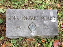 Mona <I>Lombard</I> Roberts 