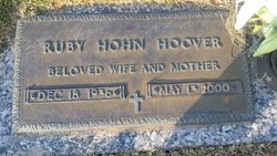 Ruby Lee <I>Hohn</I> Hoover 