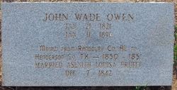 Rev John Wade Owen 