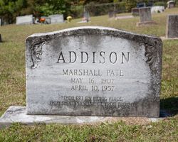 Marshall Pate Addison 