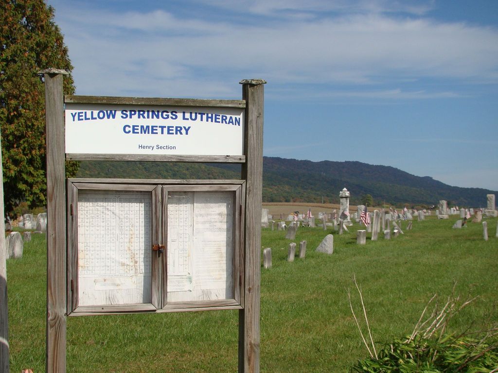 Yellow Springs Henrys Lutheran Cemetery