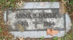 Anna V. <I>Burgess</I> Baker 