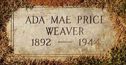 Ada Mae <I>Price</I> Weaver 