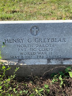 Pvt Henry G Greybear 