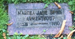 Martha Jane <I>Dunn</I> Armentrout 