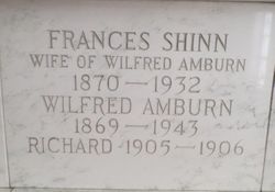 Frances “Fannie” <I>Shinn</I> Amburn 