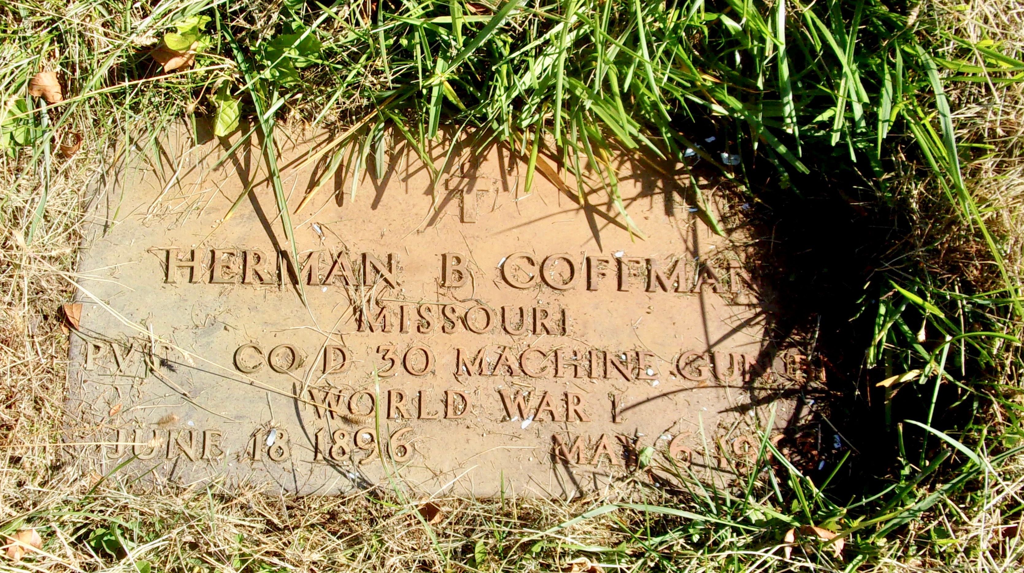 Herman Bertram Coffman (1896-1963)