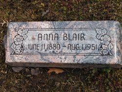 Lillie Ann “Anna” <I>Anderson</I> Blair 