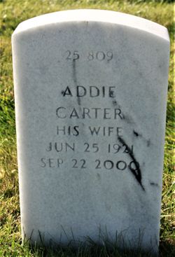 Addie <I>Walker</I> Carter 