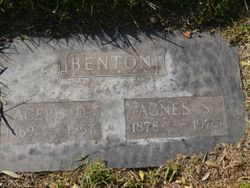 Agnes S. <I>Mummerly</I> Benton 