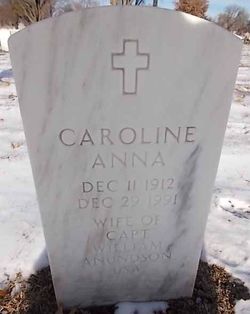 Caroline Anna <I>Brown</I> Anundson 