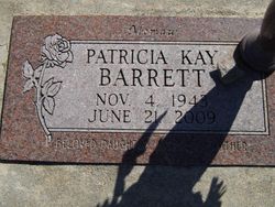 Patricia Kay <I>Pendergist</I> Barrett 