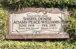 Sheryl Denise Adams-Peace-Williams 