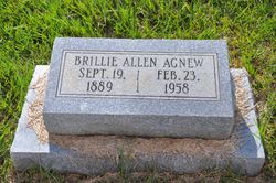 Brillie <I>Allen</I> Agnew 