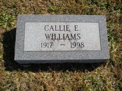 Callie E. <I>Jones</I> Williams 