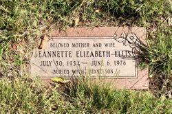 Jeannette Elizabeth <I>Rutledge</I> Ellis 