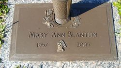 Mary Ann <I>Copley</I> Blanton 