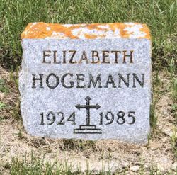 Elizabeth <I>Gerwing</I> Hogemann 