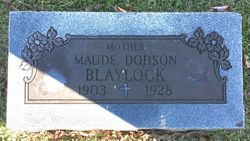 Maude <I>Dodson</I> Blaylock 
