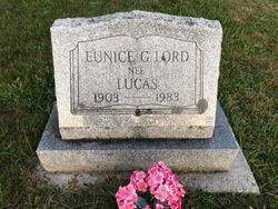 Eunice Geraldine <I>Lucas</I> Lord 