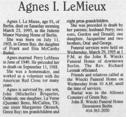 Agnes Irene <I>Biebel (Briquelet)</I> LieMieuix 