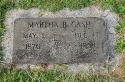 Martha Belle <I>Allen</I> Cash 