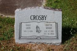 Hattie <I>Moody</I> Crosby 