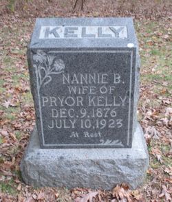 Nancy B “Nannie” <I>Calvert</I> Kelly 