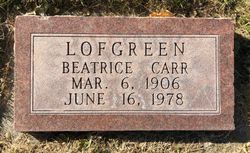 Beatrice Carr Lofgreen 