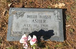 Dollie Flossie <I>Hodges</I> Asher 