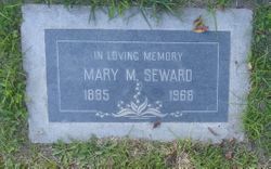 Mary May <I>Evans</I> Hackney Seward 