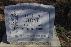 Boyde A Stone 