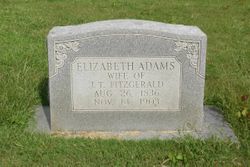 Elizabeth “Betty” <I>Adams</I> Fitzgerald 