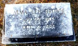 Alma Lee Brown 