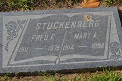 Mary Agnes Margaret <I>Bodecker</I> Stuckenberg 