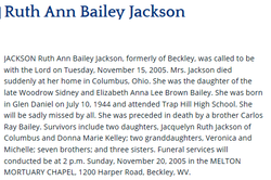 Ruth Ann <I>Bailey</I> Jackson 