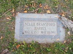 Nellie May <I>Bransford</I> Harris 