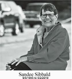 Sandra Louise “Sandee” <I>Bean</I> Sibbald 