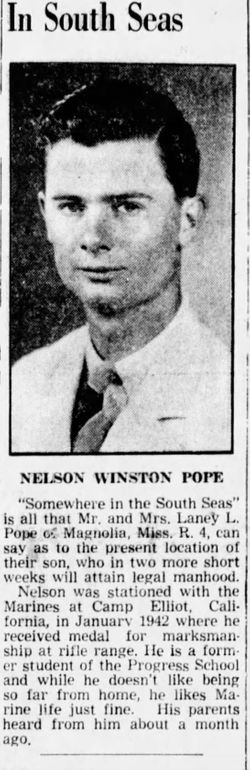 Nelson Winston Pope 