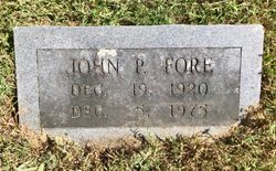 John P Fore 