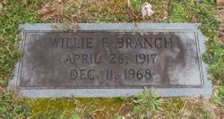 Willie F <I>Childers</I> Branch 