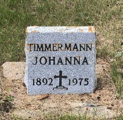 Johanna <I>Bley</I> Timmermann 