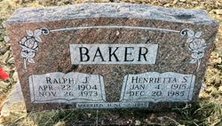 Ralph J Baker 
