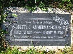 Betty Jane <I>Sparks</I> Ammerman Burns 