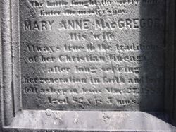 Mary Anne <I>McGregor</I> Adams 