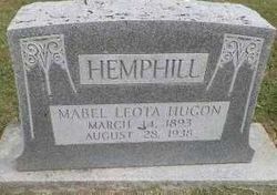 Mabel Leota <I>Hugon</I> Hemphill 