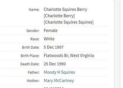 Charlotte <I>Squires</I> Berry 